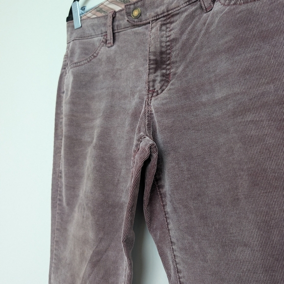 Vtg Authentic Y2K GAP Corduroy Bootcut Low Rise Back Flap Purple Pants Sz 10R - Picture 4 of 15